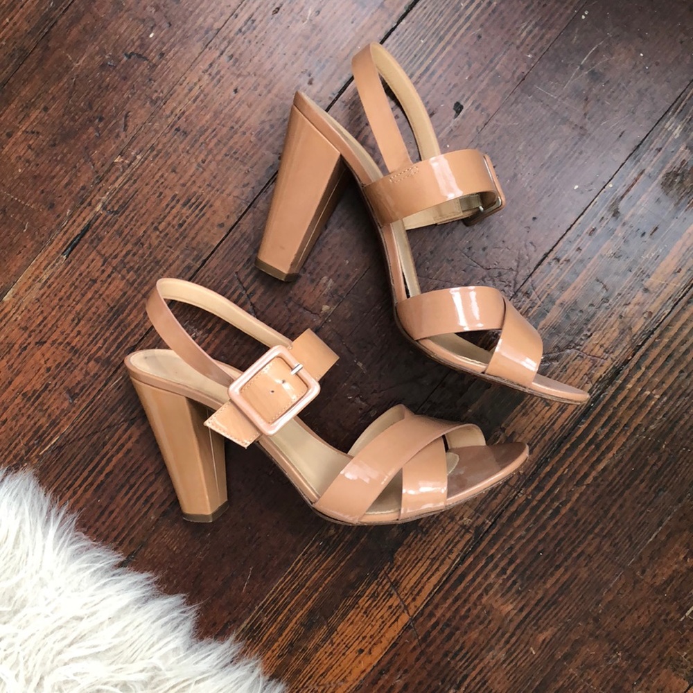 Nude J.Crew heels.